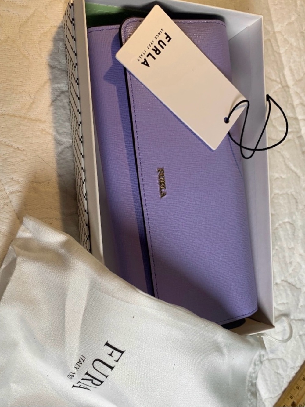Furla Lavender Saffiano Leather Wallet - Picture 6 of 7